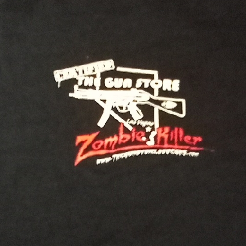 Men's Vintage XL Gildan Black Las Vegas Gun Shop Zombie Killer Shirt Monsters